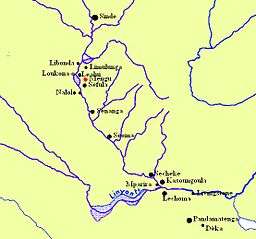 Map of Barotseland