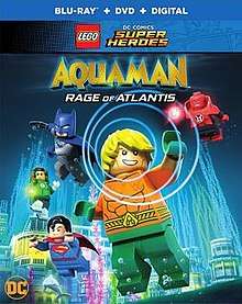 Blu-ray cover for Lego DC Comics Super Heroes: Aquaman: Rage of Atlantis