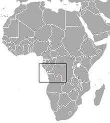 Northeast Angola in southwestern Africa