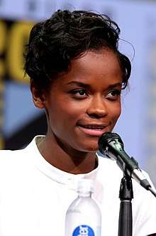 A photograph of Letitia Wright