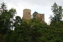 Ruins of Lauterstein Castle in 2010