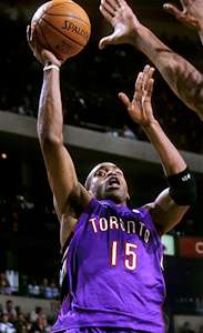Vince Carter with the Raptors