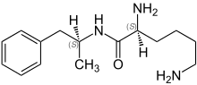 An image of the lisdexamfetamine compound