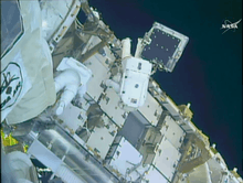 A Lithium Ion Battery Adapter Plate is Installed on EVA 196