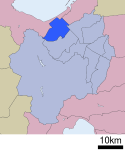 Location of Teine-ku in Sapporo