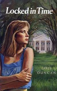 Cover of the book, showing a girl staring to the side with a white mansion in the background