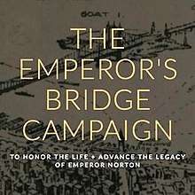 Logo and tagline of The Emperor's Bridge Campaign