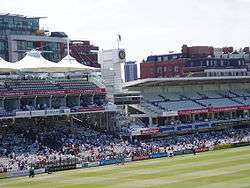 Interior view of Lord's cricket ground