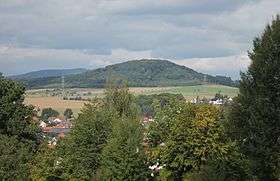 Lotterberg, an extinct volcano in North Hesse