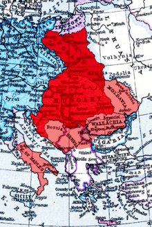 Map of Eastern and Southeast Europe