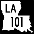 Louisiana Highway 101 marker