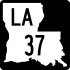 Louisiana Highway 37 marker