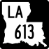 Louisiana Highway 613 marker