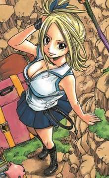The main female protagonist of the Fairy Tail series
