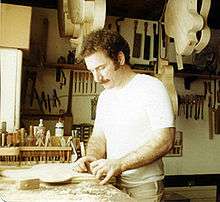 Robert Benedetto in his shop, circa 1976