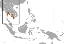 Southern coast of Indochina excluding the Malay peninsula