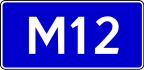 Highway M12 shield}}