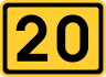 State Road 20 shield}}