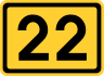 State Road 22 shield}}