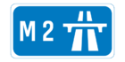 M2 motorway shield}}