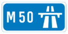 M50 motorway shield}}