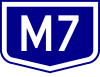 M7 motorway shield