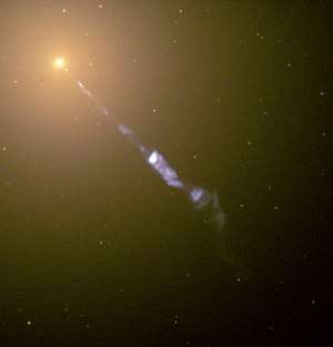 M87 jet extends up to 5,000 light-years from the core