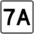 Massachusetts Route 7A marker
