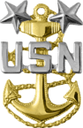 USN E-9 Collar Pin