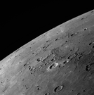 Smooth plains on Mercury imaged by MESSENGER during the third flyby of the planet.