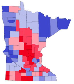 MN House Elections 2016, by county