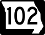 Route 102 marker