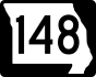 Route 148 marker