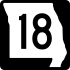 Route 18 marker