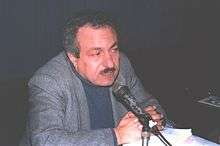 Magdi Youssef lecturing.