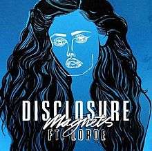 The cover art features an animated picture of Lorde in a blue background with the duo, song and featured artist names in the bottom