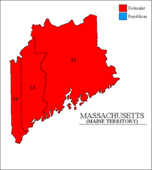 Maine District of Massachusetts's results by district