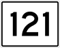 State Route 121 marker