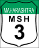 Major State Highway 3 shield}}