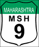 Major State Highway 9 shield}}