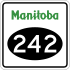 Provincial Road 242 shield