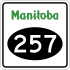 Provincial Road 257 shield