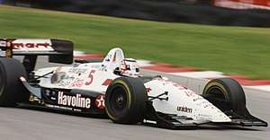 Nigel Mansell driving in 1993