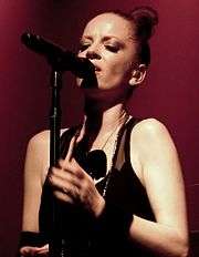 Shirley Manson performing in 2012.