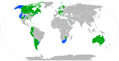 Map of world medical cannabis laws