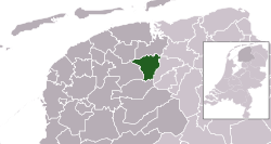 Location of Achtkarspelen