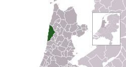 Location of Bergen, North Holland