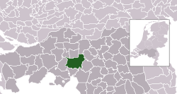 Location of Tilburg