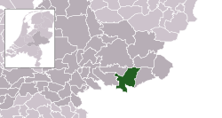 Highlighted position of Oude IJsselstreek in a municipal map of Gelderland