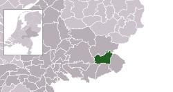 Highlighted position of Oost Gelre in a municipal map of Gelderland